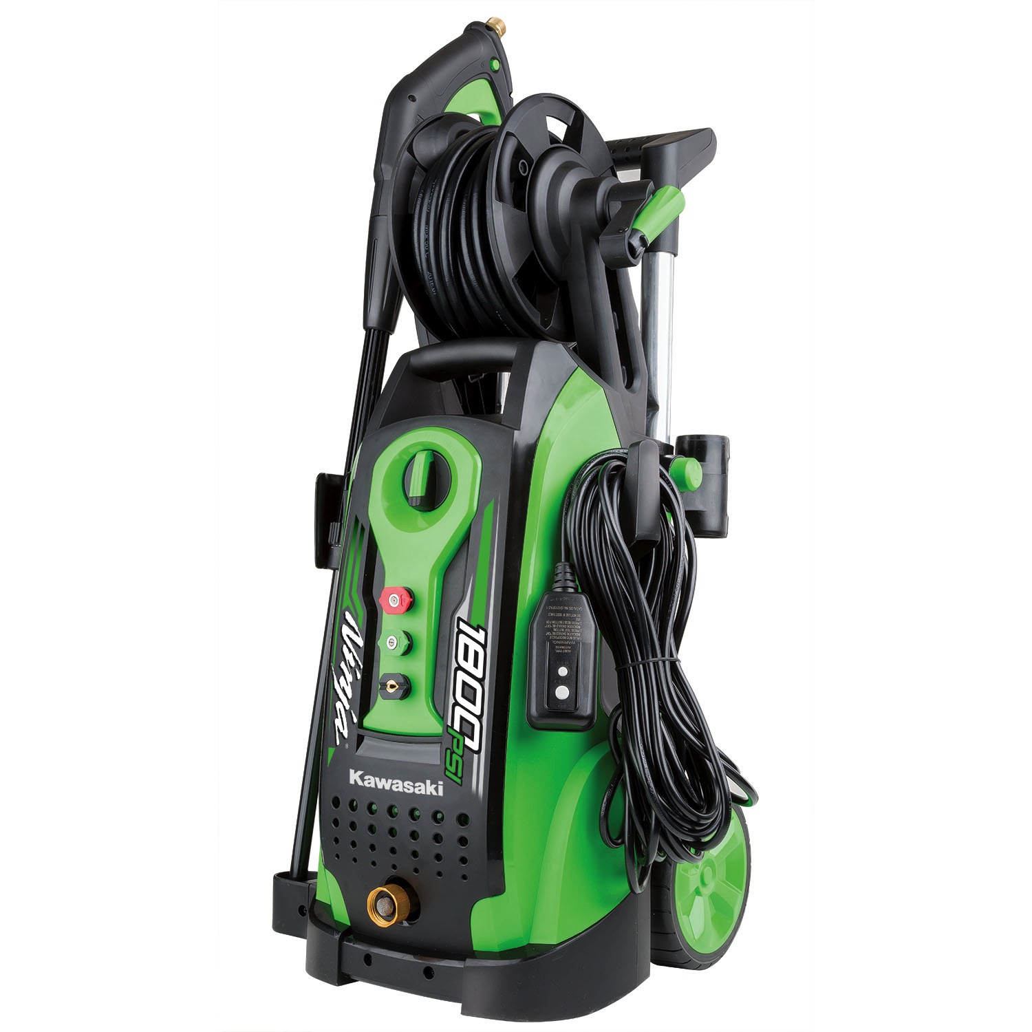 Kawasaki Ninja 1800 PSI Electric Pressure Washer with Hose Reel